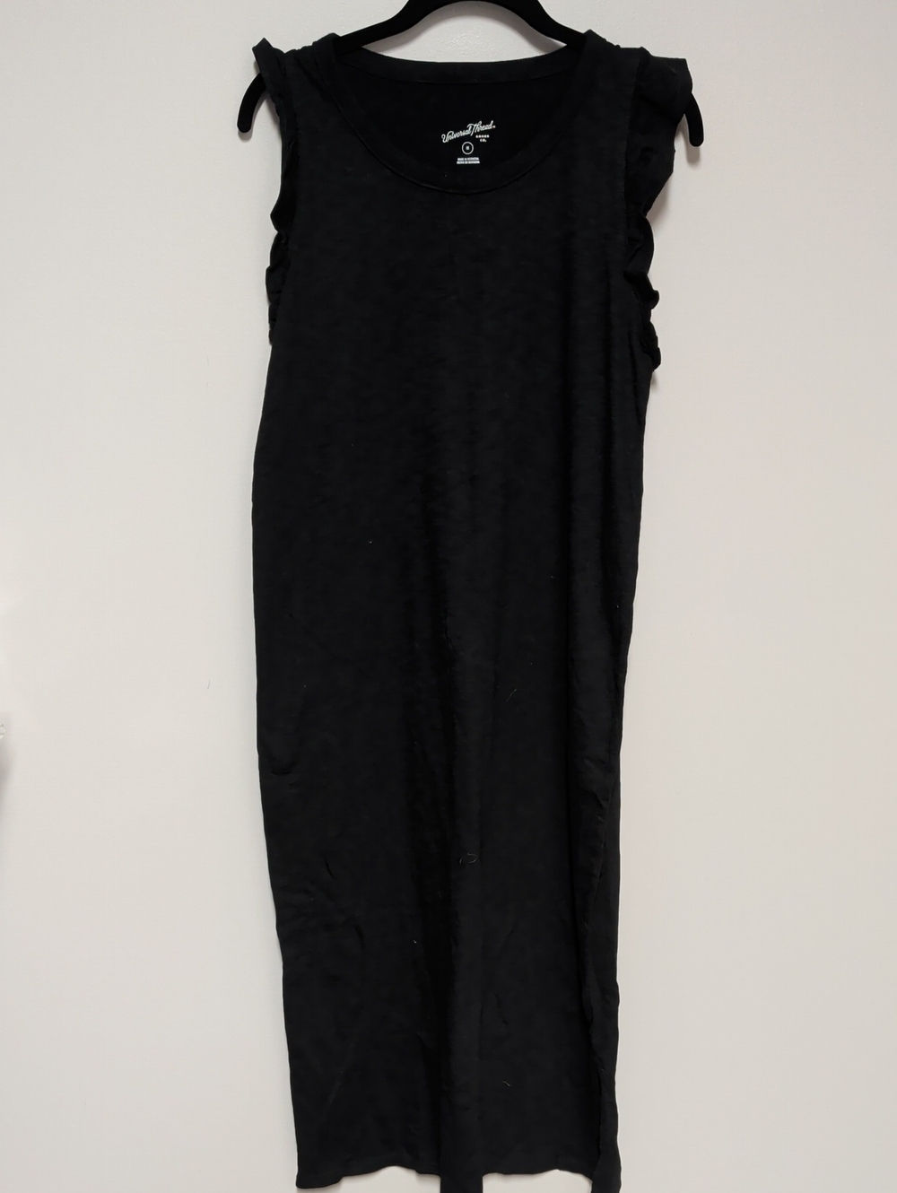 Universal Thread Black Tie-Shoulder Sleeveless Maxi Dress